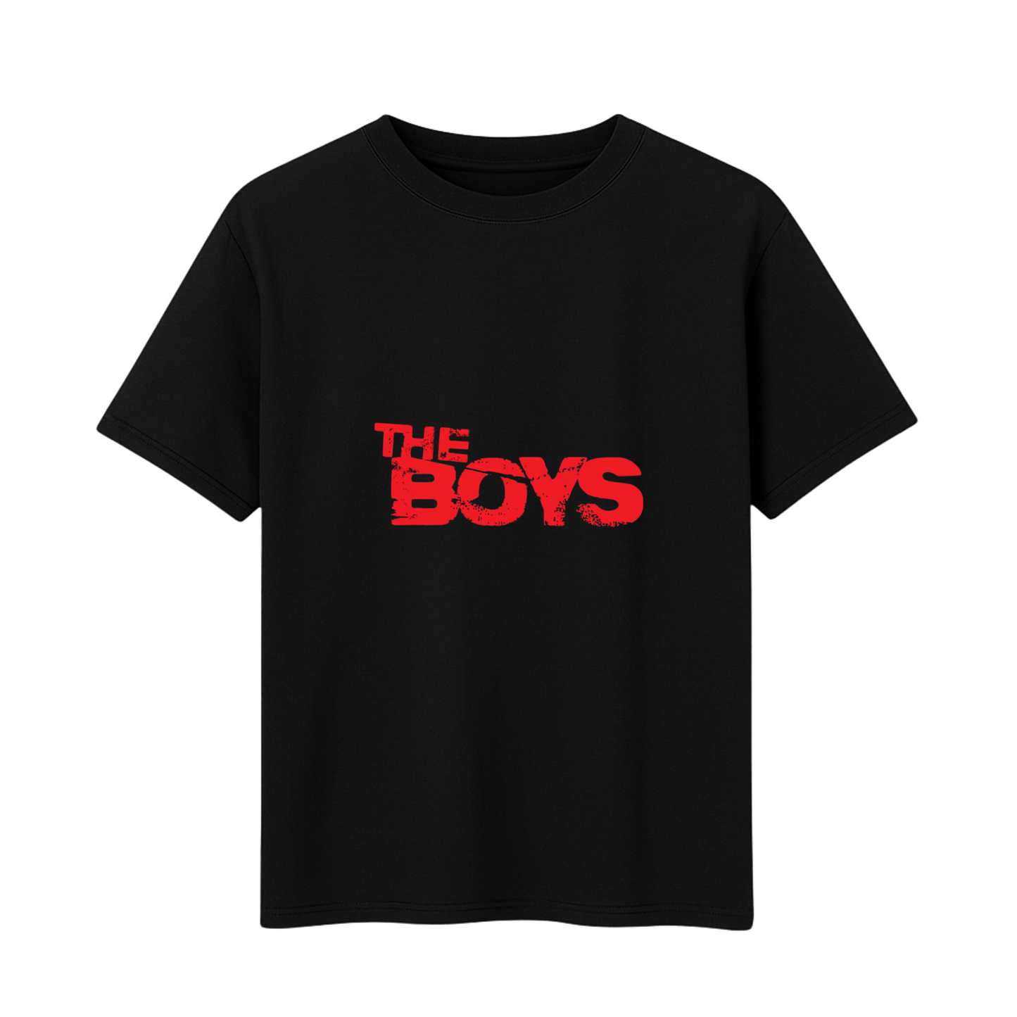 Men's Cotton Printed T-Shirt THE BOYS (Black)