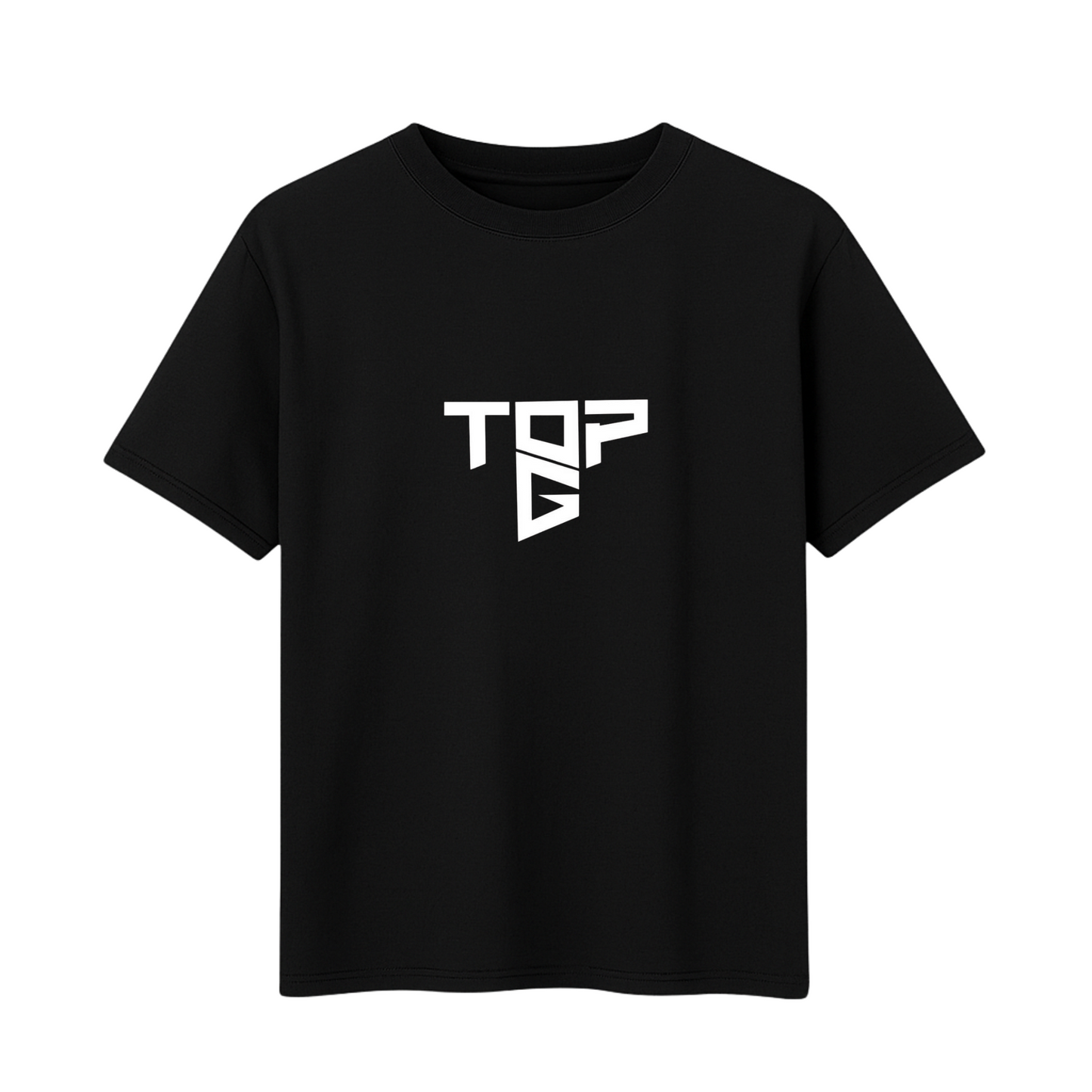 Top G Printed Black Regular Fit Men’s T-Shirt | Casual Wear Half Sleeve (Black, Cotton)