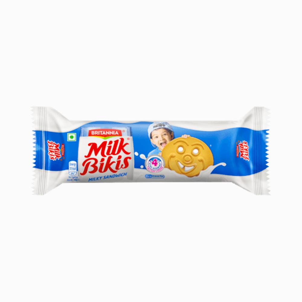 Britannia Milk Bikis – Milky Sandwich Biscuit