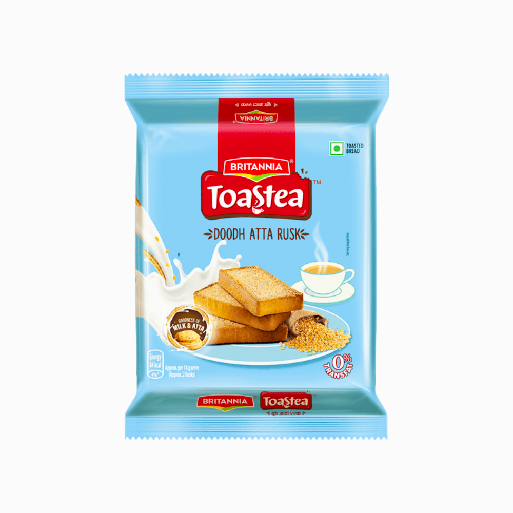 Britannia Rusk Toastea Milk Atta Rusk - ๐ญ๐ด๐ฎ๐ด
