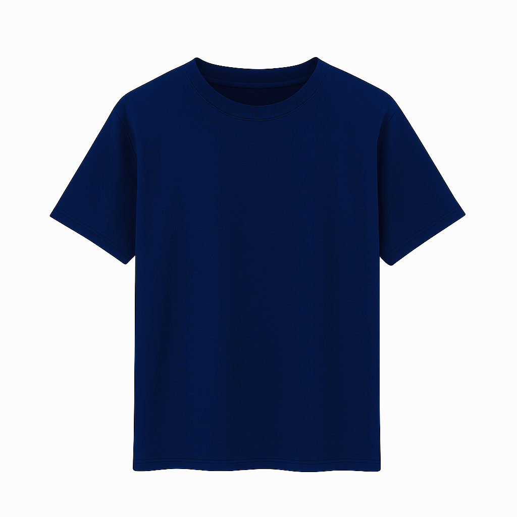 Classic Navy Blue Tee – Soft & Comfortable