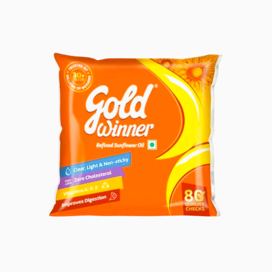 Gold Winner Refined Sunflower Oil - 𝟱𝟬𝟬 𝗠𝗟