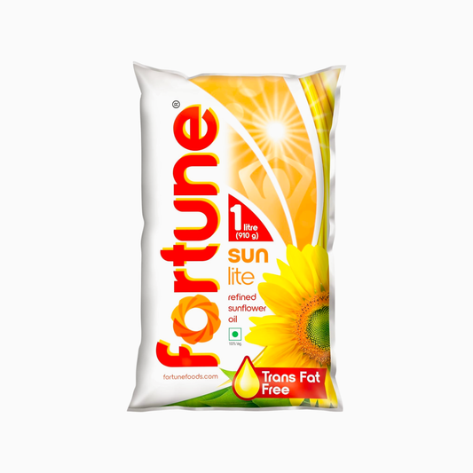 Fortune Sun Lite Refined Sunflower Oil - 𝟭 𝗟𝗧𝗥