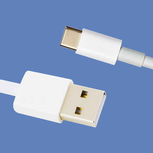 Type-C USB Charging Cable – Fast Charge & Data Transfer (White)