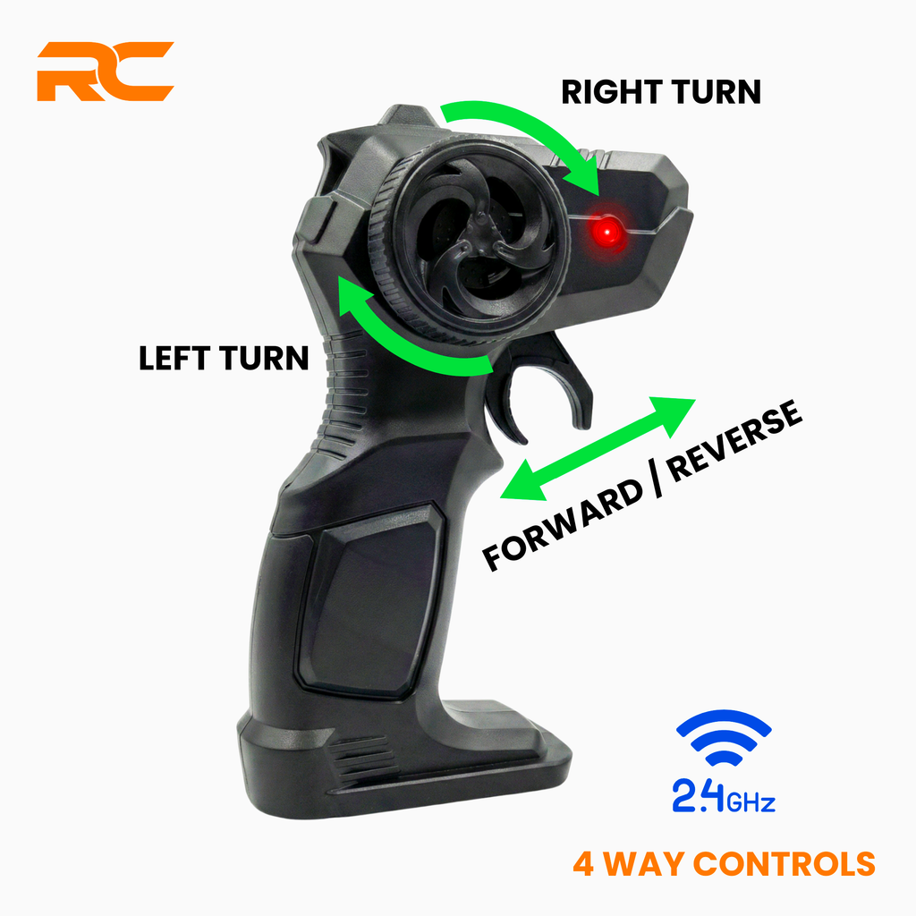 RC Thar | 1:18 Scale | Remote Control Off-Road Car for Kids | Rechargeable Battery | BLACK COLOUR