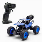 RC Rock Crawler | 1:18 Scale | Remote Control Off-Road Car for Kids | Rechargeable Battery | BLUE COLOUR