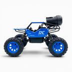 RC Rock Crawler | 1:18 Scale | Remote Control Off-Road Car for Kids | Rechargeable Battery | BLUE COLOUR