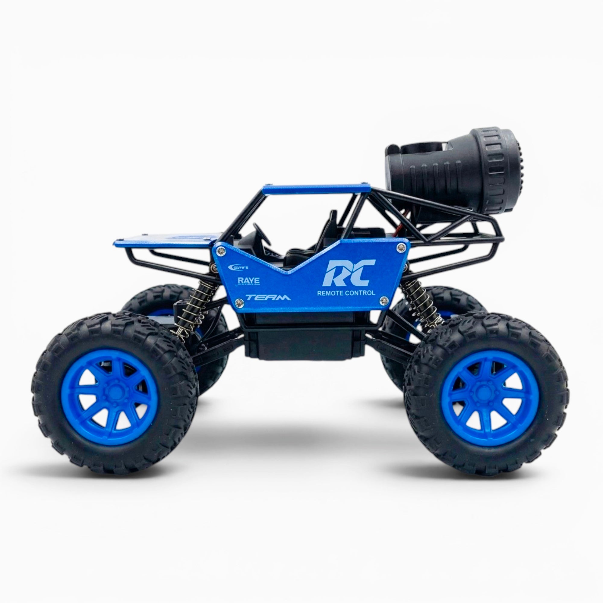 RC Rock Crawler | 1:18 Scale | Remote Control Off-Road Car for Kids | Rechargeable Battery | BLUE COLOUR