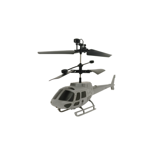 Military Model Helicopter Hand Control Sensor Flying Helicopter Toy