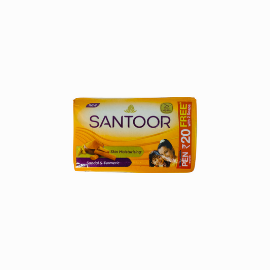 Santoor Sandal & Turmeric Soap - 100 g