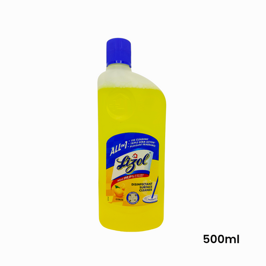 Lizol Disinfectant Surface Cleaner – Citrus (500ml)