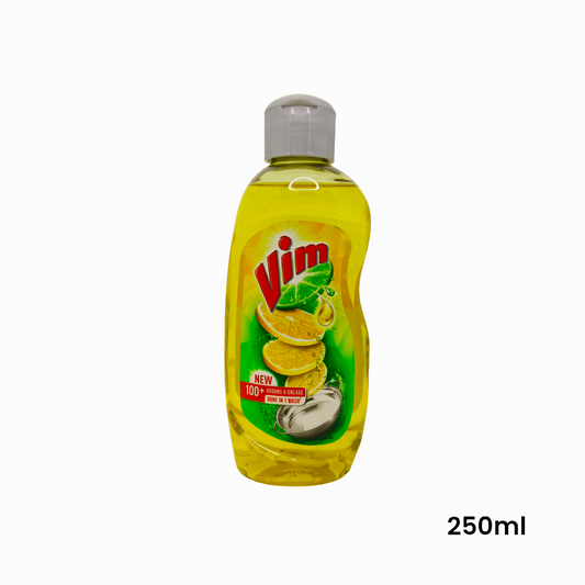 Vim Dishwash Liquid Gel – Lemon (250ml)