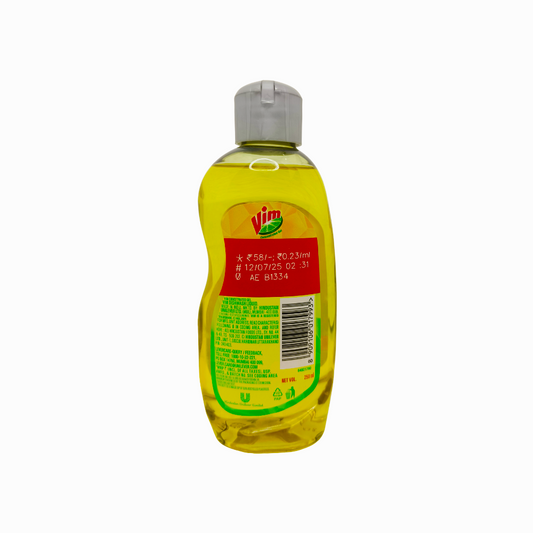 Vim Dishwash Liquid Gel – Lemon (250ml)