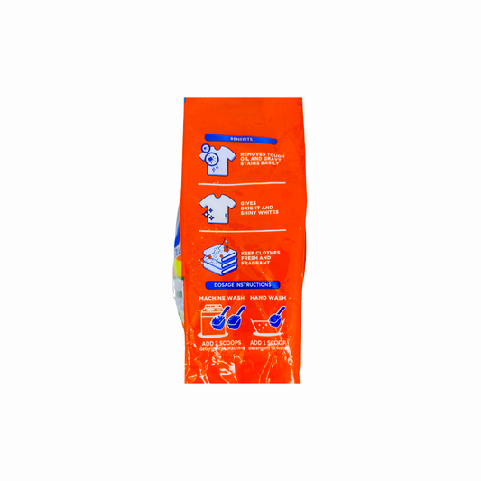 Tide Double Power Detergent Powder – Jasmine & Rose (Orange Pack - 500 g)
