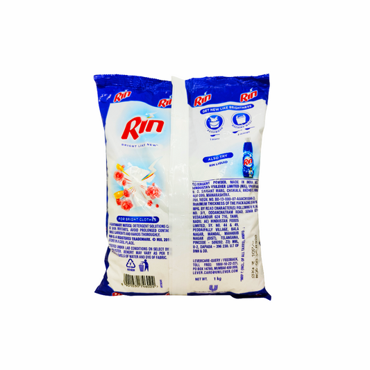 Rin Refresh Detergent Powder (Blue Pack - 1 Kg)