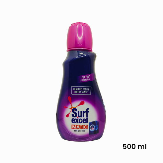 Surf Excel Matic Liquid Detergent – Front Load (Purple Bottle - 500 ml)