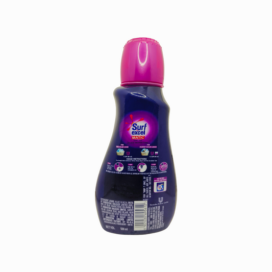 Surf Excel Matic Liquid Detergent – Front Load (Purple Bottle - 500 ml)