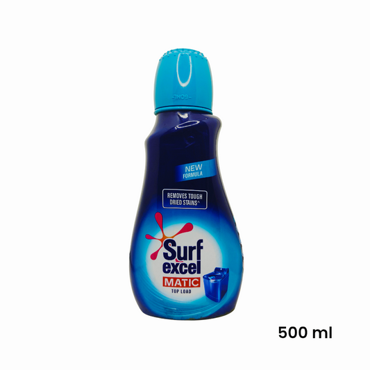 Surf Excel Matic Liquid Detergent – Top Load (Blue Bottle - 500 ml)