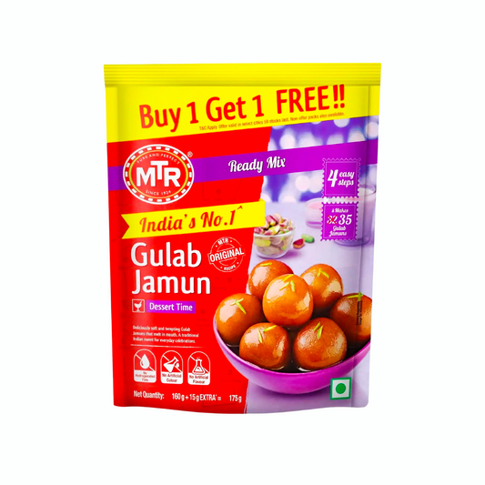 MTR Gulab Jamun Mix - 𝟭𝟳𝟱𝗴 (𝗕𝘂𝘆 𝟭 𝗚𝗲𝘁 𝟭 𝗙𝗿𝗲𝗲)