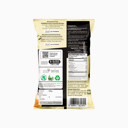 Naga Gram Flour - 𝟱𝟬𝟬𝗴