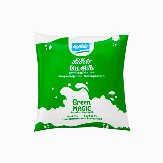 Aavin Green Magic Standardised Milk - 𝟱𝟬𝟬𝗺𝗹