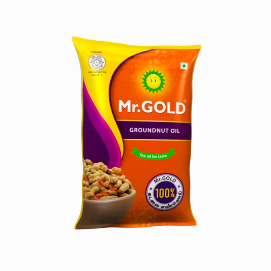 Mr. Gold Groundnut Oil - 𝟭𝗟
