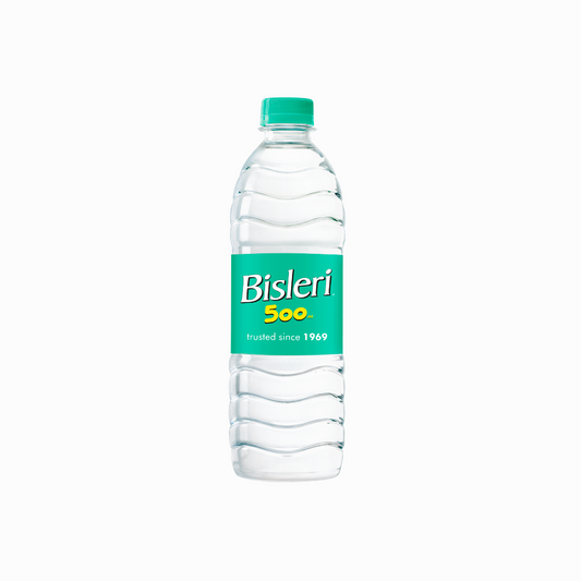 Bisleri Water Bottle - 𝟱𝟬𝟬 𝗠𝗟