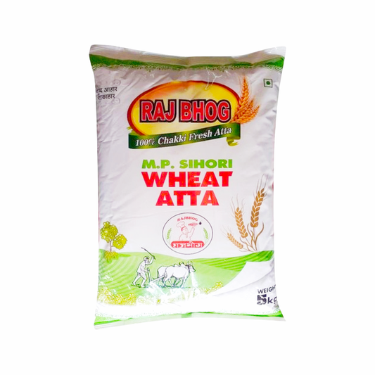 Raj Bhog MP Sihori Wheat Atta - 𝟱 𝗞𝗴
