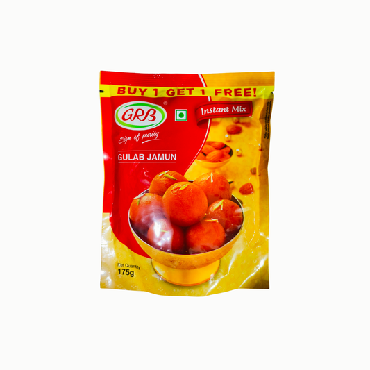 GRB Gulab Jamun Instant Mix Powder - 𝟭𝟳𝟱𝗴 | Buy 1 Get 1 Free