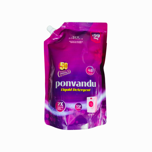 Ponvandu Liquid Detergent - 𝟭𝗟 | For Top & Front Load