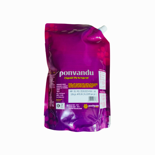 Ponvandu Liquid Detergent - 𝟭𝗟 | For Top & Front Load