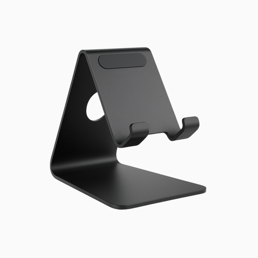 Aluminium Mobile Stand with Anti-Slip Design – Desk Holder for Smartphones & Tablets