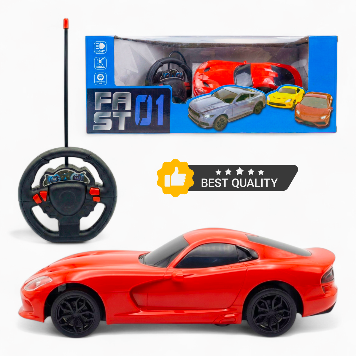 RC Dodge Viper Car | Remote Control Car for Kids | RED COLOUR