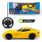 RC Dodge Viper Car | Remote Control Car for Kids | YELLOW COLOUR