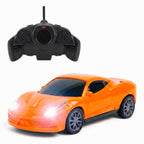 RC Modern Car | Remote Control Car for Kids | Rechargeable Battery | ORANGE COLOUR
