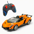 RC Sports Car | 1:16 Scale | Remote Control Racing Car with Aerodynamic Design | ORANGE COLOUR