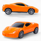 RC Modern Car | Remote Control Car for Kids | Rechargeable Battery | ORANGE COLOUR