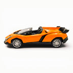 RC Sports Car | 1:16 Scale | Remote Control Racing Car with Aerodynamic Design | ORANGE COLOUR